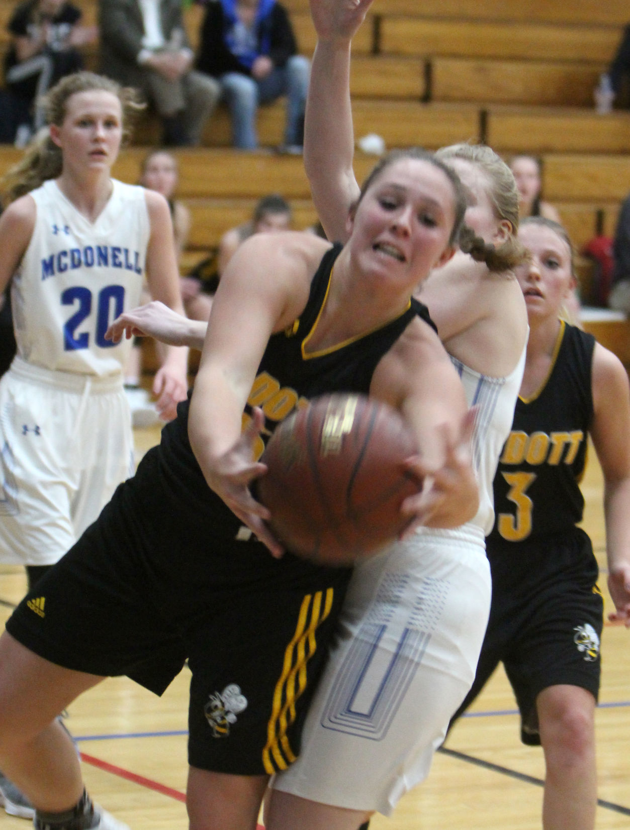 Cadott at McDonell girls basketball 1-3-19